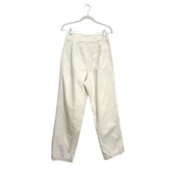 NEW Rag & bone High Rise Pleated Trousers in Ecru - Picture 13 of 16